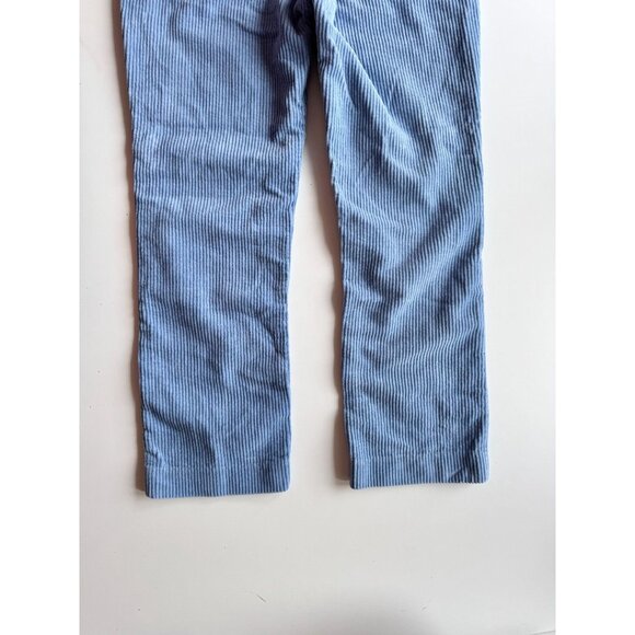 RAG & BONE Riviera Blue Cotton Corduroy Cropped Straight Leg Pants, Size 27 - Picture 7 of 12